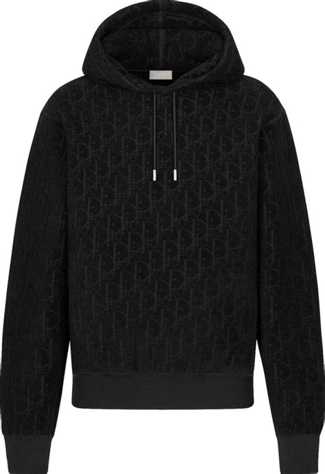 dior mens hoodie black